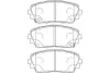 Комплект тормозных колодок, дисковый тормоз KAVO BP3045 (фото 1)