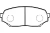 Комплект тормозных колодок, дисковый тормоз KAVO BP3510 (фото 1)