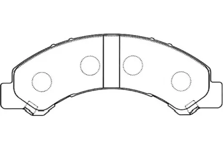 Комплект тормозных колодок, дисковый тормоз KAVO BP3513