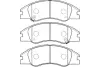 Комплект тормозных колодок, дисковый тормоз KAVO BP4012 (фото 1)