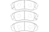 Комплект тормозных колодок, дисковый тормоз KAVO BP4022 (фото 1)