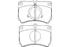 Комплект тормозных колодок, дисковый тормоз KAVO BP4549 (фото 1)