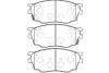 Комплект тормозных колодок, дисковый тормоз KAVO BP4550 (фото 1)