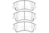 Комплект тормозных колодок, дисковый тормоз KAVO BP4551 (фото 1)