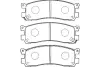 Комплект тормозных колодок, дисковый тормоз KAVO BP4552 (фото 1)