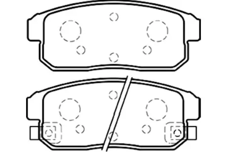 Комплект тормозных колодок, дисковый тормоз KAVO BP4559