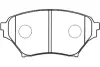 Комплект тормозных колодок, дисковый тормоз KAVO BP4562 (фото 1)