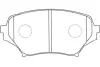 Комплект тормозных колодок, дисковый тормоз KAVO BP4563 (фото 1)