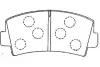 Комплект тормозных колодок, дисковый тормоз KAVO BP4565 (фото 1)