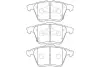 Комплект тормозных колодок, дисковый тормоз KAVO BP4566 (фото 1)