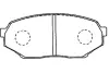 Комплект тормозных колодок, дисковый тормоз KAVO BP5534 (фото 1)