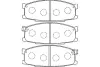 Комплект тормозных колодок, дисковый тормоз KAVO BP5537 (фото 1)