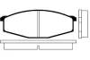 Комплект тормозных колодок, дисковый тормоз KAVO BP6502 (фото 1)