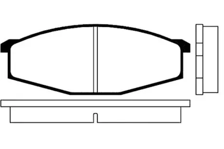 Комплект тормозных колодок, дисковый тормоз KAVO BP6502