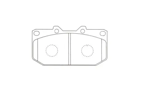 Комплект тормозных колодок, дисковый тормоз KAVO BP6513