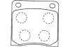 Комплект тормозных колодок, дисковый тормоз KAVO BP6584 (фото 1)