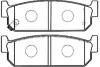 Комплект тормозных колодок, дисковый тормоз KAVO BP6591 (фото 1)