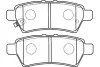 Комплект тормозных колодок, дисковый тормоз KAVO BP6595 (фото 1)