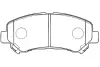Комплект тормозных колодок, дисковый тормоз KAVO BP6600 (фото 1)