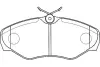 Комплект тормозных колодок, дисковый тормоз KAVO BP6601 (фото 1)
