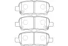 Комплект тормозных колодок, дисковый тормоз KAVO BP6605 (фото 1)