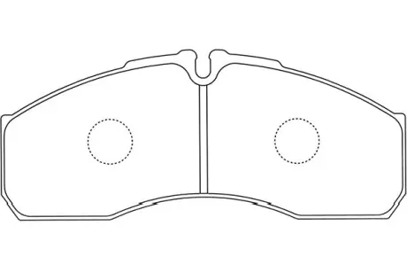 Комплект тормозных колодок, дисковый тормоз KAVO BP6615