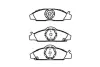 Комплект тормозных колодок, дисковый тормоз KAVO BP7505 (фото 1)