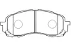 Комплект тормозных колодок, дисковый тормоз KAVO BP8018 (фото 1)