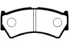Комплект тормозных колодок, дисковый тормоз KAVO BP8519 (фото 1)