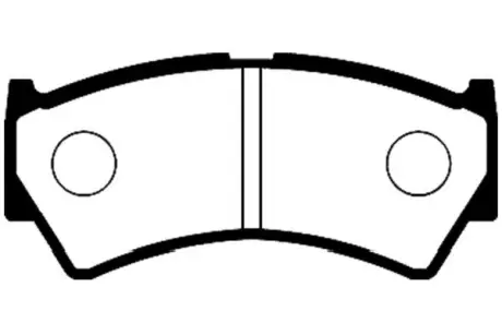 Комплект тормозных колодок, дисковый тормоз KAVO BP8519