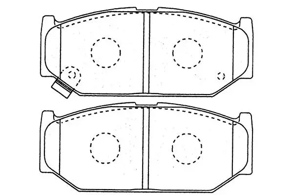 Комплект тормозных колодок, дисковый тормоз KAVO BP8531 (фото 1)
