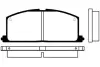 Комплект тормозных колодок, дисковый тормоз KAVO BP9005 (фото 1)
