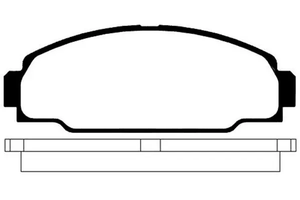 Комплект тормозных колодок, дисковый тормоз KAVO BP9015 (фото 1)