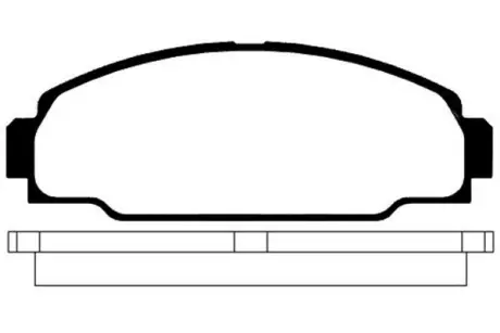 Комплект тормозных колодок, дисковый тормоз KAVO BP9015