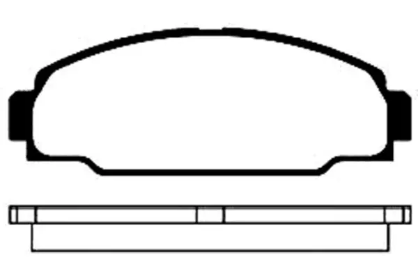 Комплект тормозных колодок, дисковый тормоз KAVO BP9024 (фото 1)