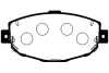 Комплект тормозных колодок, дисковый тормоз KAVO BP9075 (фото 1)
