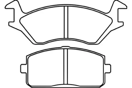 Комплект тормозных колодок, дисковый тормоз KAVO BP9078