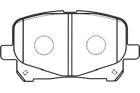 Комплект тормозных колодок, дисковый тормоз KAVO BP9085