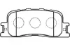 Комплект тормозных колодок, дисковый тормоз KAVO BP9086 (фото 1)