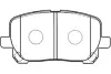 Комплект тормозных колодок, дисковый тормоз KAVO BP9087 (фото 1)
