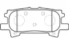 Комплект тормозных колодок, дисковый тормоз KAVO BP9088 (фото 1)