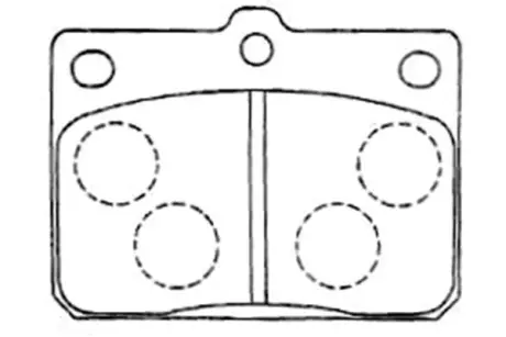 Комплект тормозных колодок, дисковый тормоз KAVO BP9089