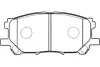 Комплект тормозных колодок, дисковый тормоз KAVO BP9090 (фото 1)