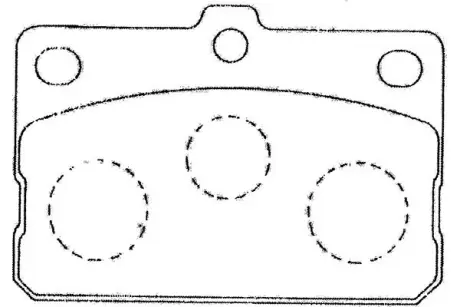Комплект тормозных колодок, дисковый тормоз KAVO BP9091