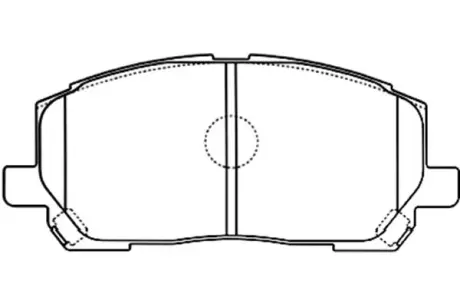 Комплект тормозных колодок, дисковый тормоз KAVO BP9095