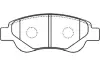Комплект тормозных колодок, дисковый тормоз KAVO BP9097 (фото 1)