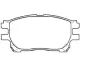Комплект тормозных колодок, дисковый тормоз KAVO BP9103 (фото 1)