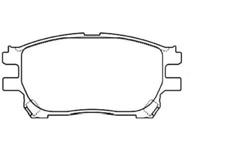 Комплект тормозных колодок, дисковый тормоз KAVO BP9103