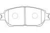 Комплект тормозных колодок, дисковый тормоз KAVO BP9108 (фото 1)