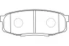 Комплект тормозных колодок, дисковый тормоз KAVO BP9122 (фото 1)